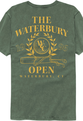 Front & Back Waterbury Open Happy Gilmore Comfort Colors Brand T-Shirt