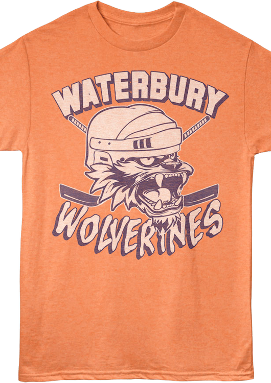 Front & Back Waterbury Wolverines Happy Gilmore T-Shirt - main product image