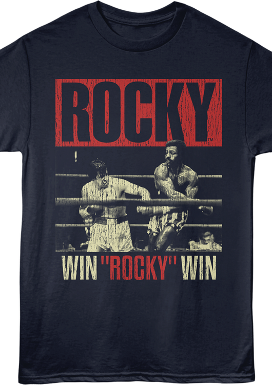 Front & Back Win Rocky T-Shirt - main product image