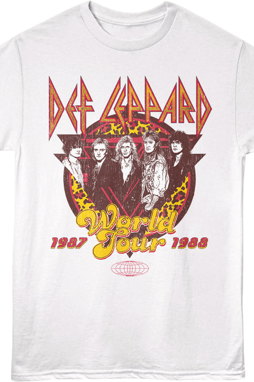 Front & Back World Tour 1987-1988 Def Leppard T-Shirt - main product image