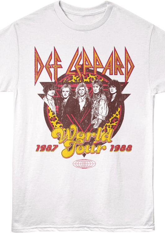 Front & Back World Tour 1987-1988 Def Leppard T-Shirt - main product image