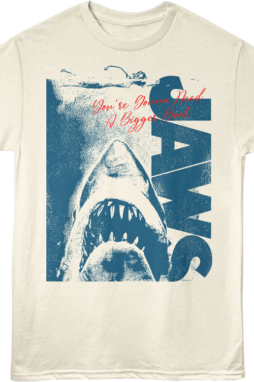 Front & Back Gonna Need A Bigger Boat Jaws T-Shirtmain product image
