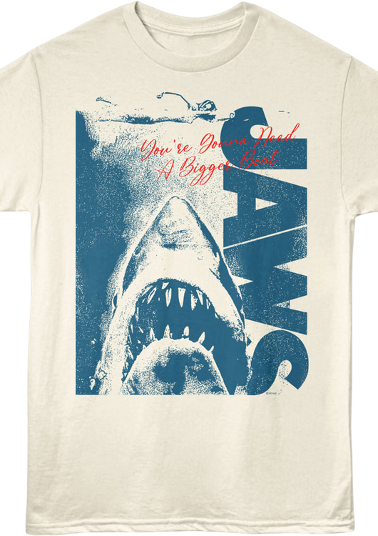 Front & Back Gonna Need A Bigger Boat Jaws T-Shirt - main product image