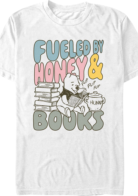 Fueled By Honey & Books Winnie The Pooh T-Shirt - main product image