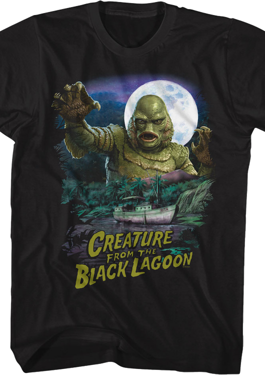 Full Moon Creature From The Black Lagoon T-Shirt - main product image