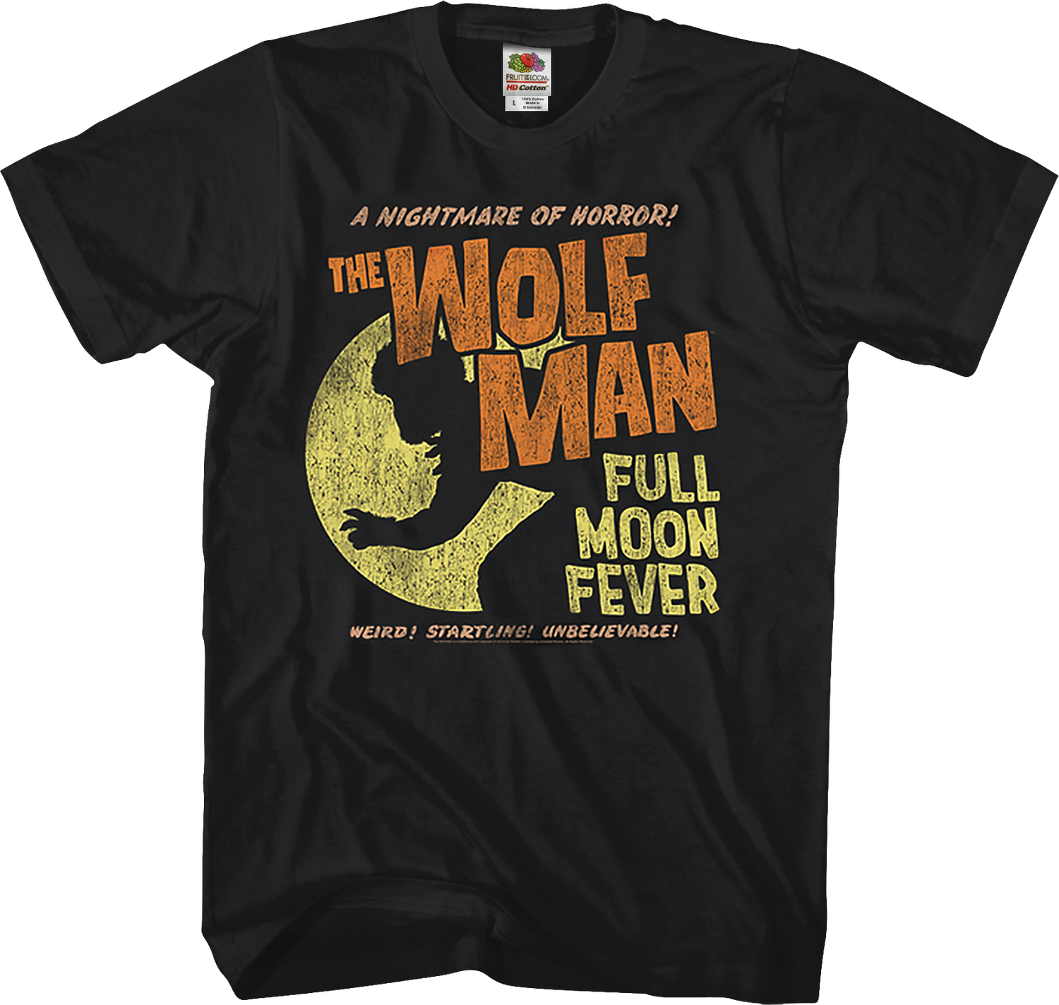 Rising Star Wolf Moon New T-shirt for Men