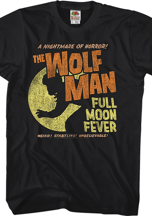 Full Moon Fever Wolf Man T-Shirt - main product image