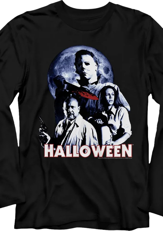 Full Moon Halloween Long Sleeve Shirt - main product image