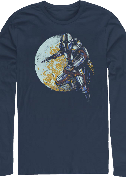 Full Moon The Mandalorian Star Wars Long Sleeve Shirt - main product image