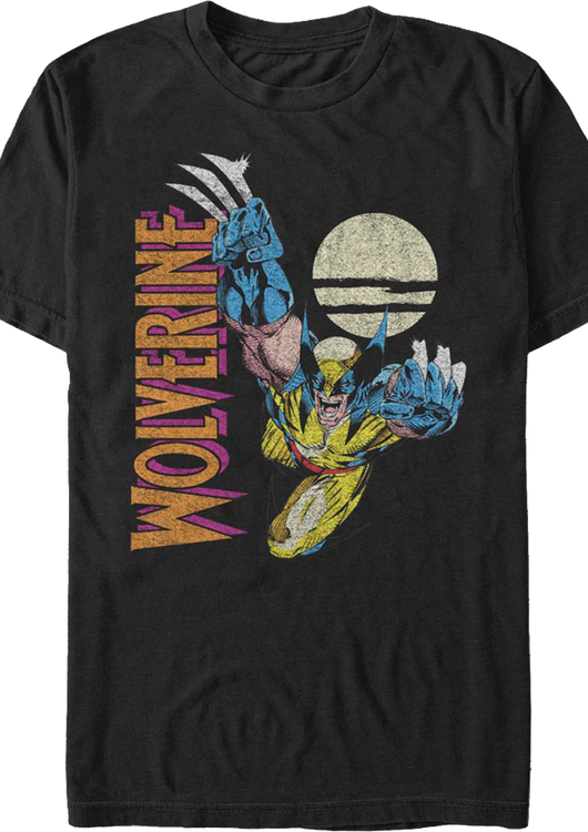 Full Moon Wolverine Marvel Comics T-Shirt - main product image