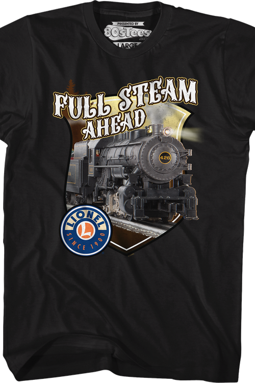 Full Steam Ahead Lionel Trains T-Shirtmain product image