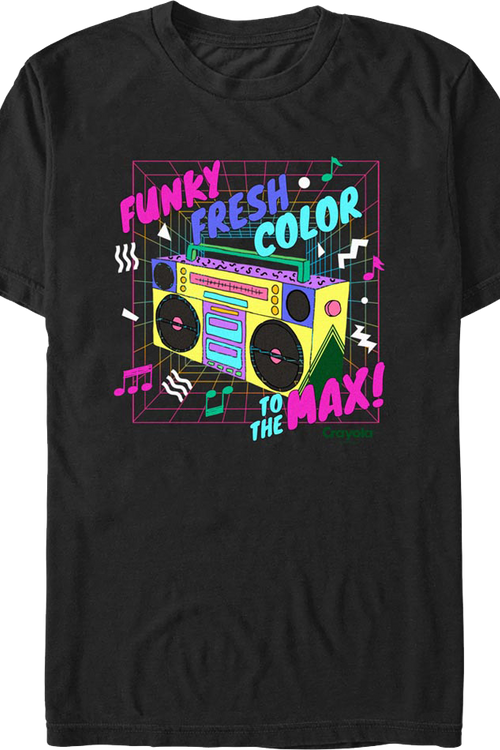 Funky Fresh Color To The Max Crayola T-Shirtmain product image