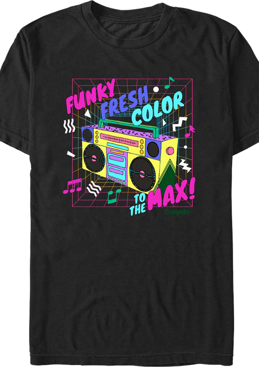 Funky Fresh Color To The Max Crayola T-Shirt - main product image