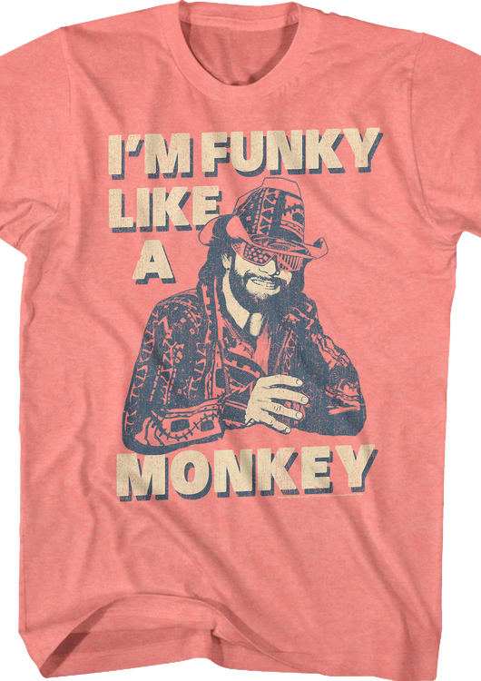 Funky Like A Monkey Macho Man Randy Savage T-Shirt - main product image