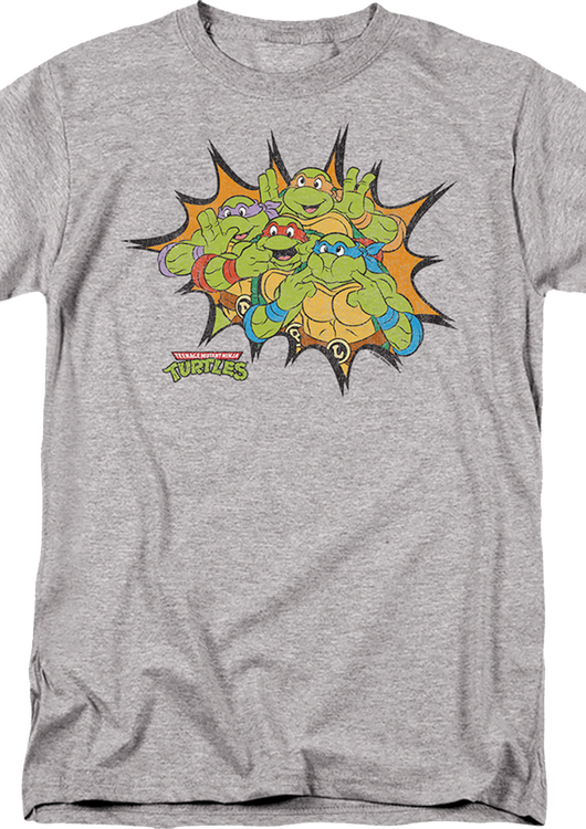 Funny Faces Teenage Mutant Ninja Turtles T-Shirt - main product image