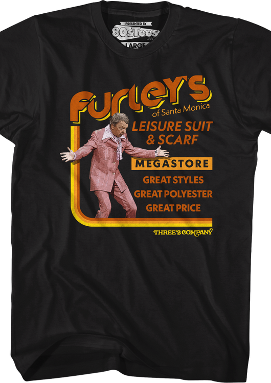 Furley's of Santa Monica Three's Company T-Shirt - main product image