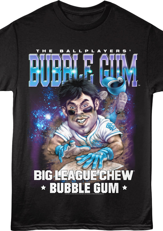 Galactic Ballplayers' Bubble Gum Big League Chew T-Shirt - main product image