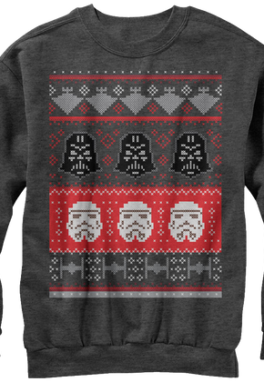 Galactic Helmets Star Wars Faux Ugly Christmas Sweater