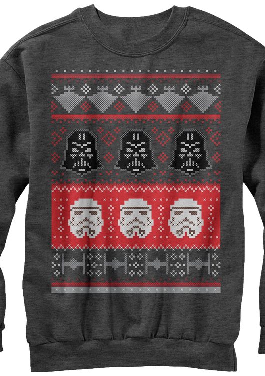 Galactic Helmets Star Wars Faux Ugly Christmas Sweater - main product image