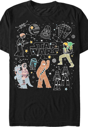 Galaxy Far Far Away Star Wars T-Shirt