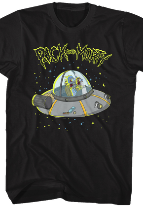 Galaxy Space Cruiser Rick and Morty T-Shirt