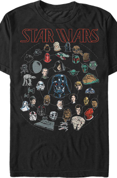 Galactic Rotation Star Wars T-Shirt