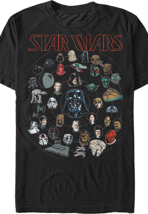 Galactic Rotation Star Wars T-Shirt