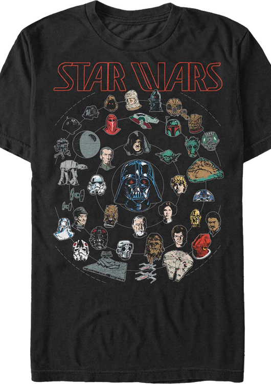 Galactic Rotation Star Wars T-Shirt - main product image