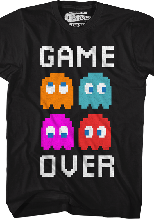 Game Over Ghosts T-Shirt - main product image