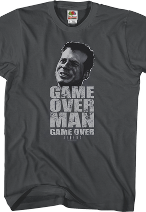 Trevco Game Over Man Aliens T-Shirt
