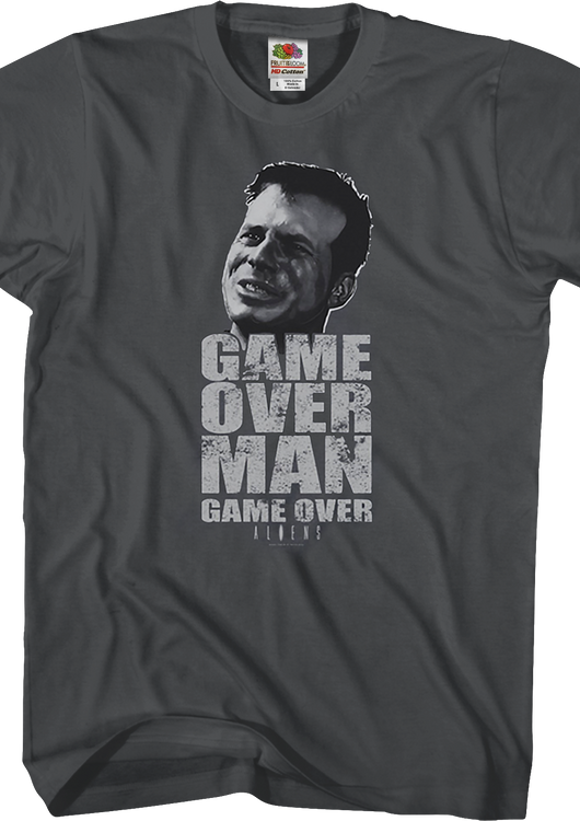 Trevco Game Over Man Aliens T-Shirt - main product image