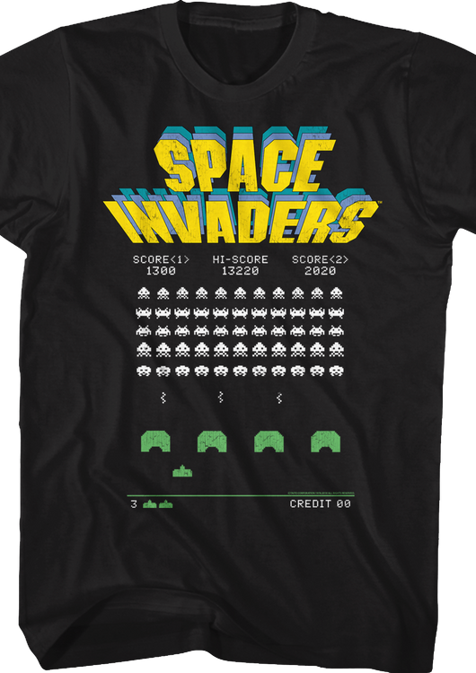 Gameplay Space Invaders T-Shirt - main product image