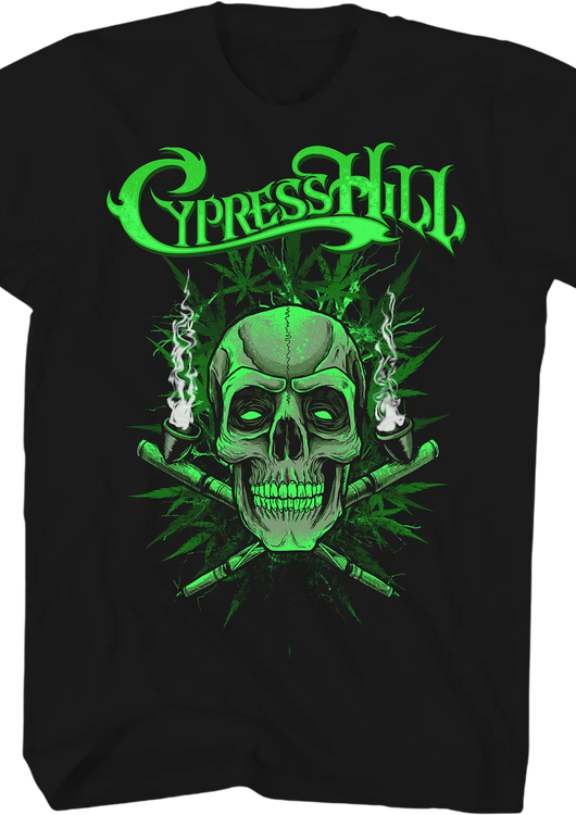 Ganja Skull Cypress Hill T-Shirt - main product image