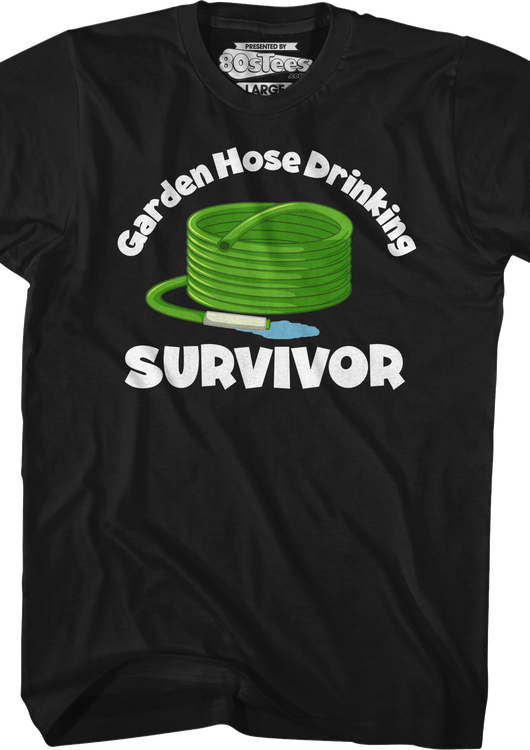 Garden Hose Drinking Survivor T-Shirt - main product image