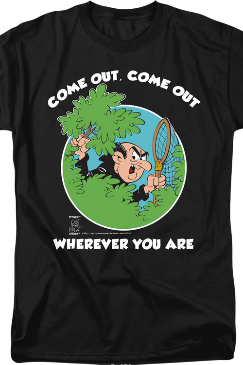 Gargamel Come Out Smurfs T-Shirtmain product image