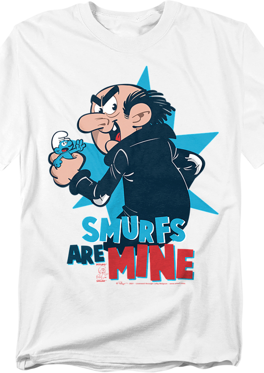 Gargamel Smurfs Are Mine Smurfs T-Shirt - main product image