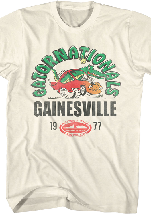 Gatornationals 1977 National Hot Rod Association T-Shirt - main product image