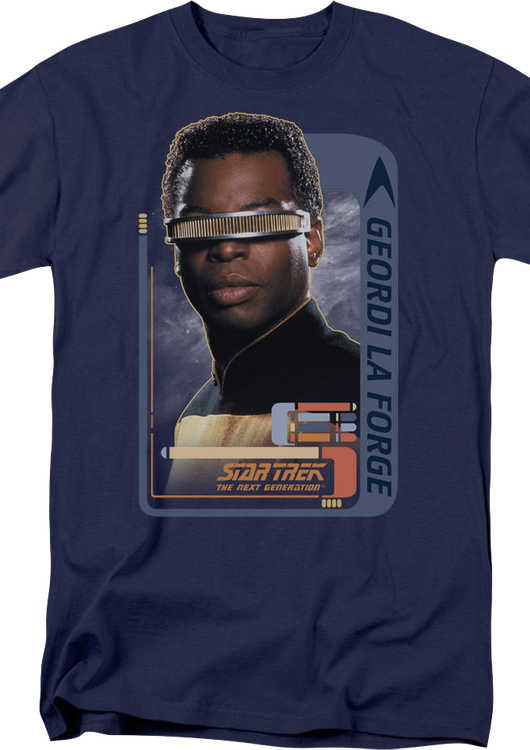 Geordi La Forge Star Trek The Next Generation T-Shirt - main product image