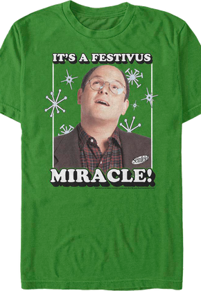 George Costanza It's A Festivus Miracle Seinfeld T-Shirt
