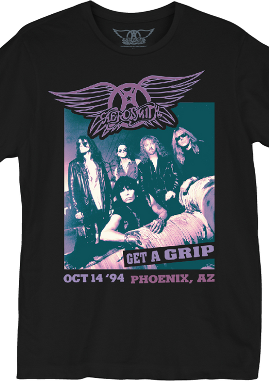 Get A Grip Concert Poster Aerosmith T-Shirt - main product image