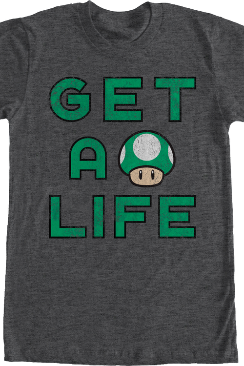 Get A Life Super Mario Bros. T-Shirtmain product image