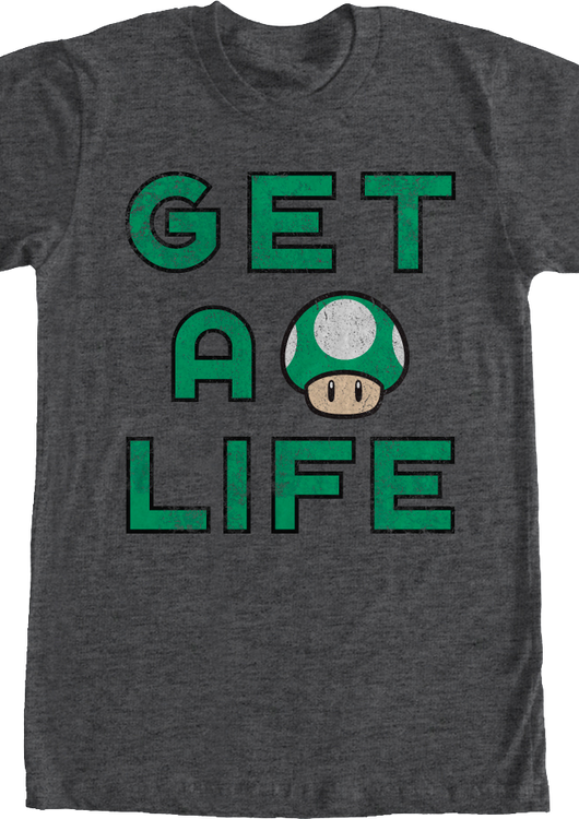 Get A Life Super Mario Bros. T-Shirt - main product image
