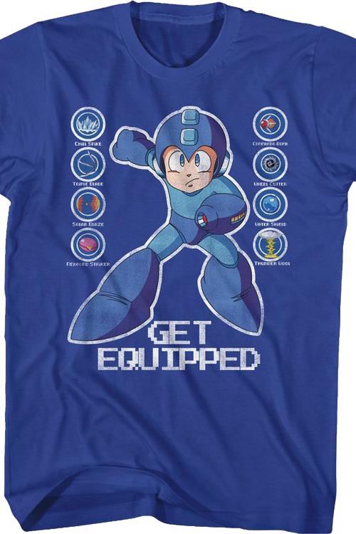 Get Equipped Mega Man T-Shirtmain product image