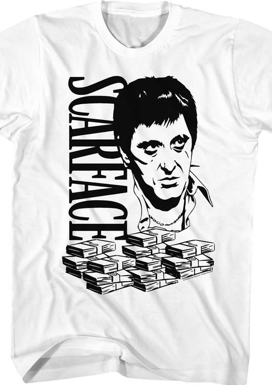 Get The Money Scarface T-Shirt - main product image