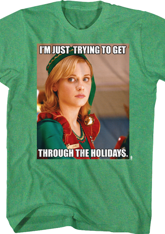 Get Through The Holidays Elf T-Shirt - main product image