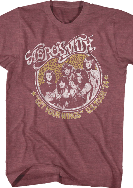 Get Your Wings U. S. Tour 74 Aerosmith T-Shirt - main product image