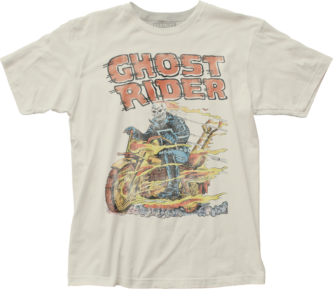 Ghost Ridge Shirt Ghost Rider T-Shirt: Marvel Comics Mens T-Shirt