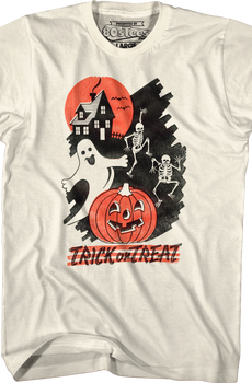 Ghost & Skeletons Trick Or Treat T-Shirt