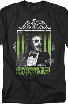 Ghost With The Most Framed Photo Beetlejuice T-Shirt