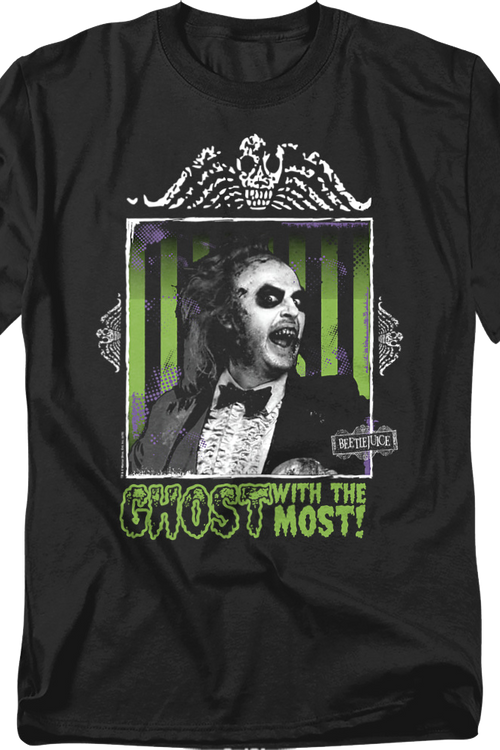 Ghost With The Most Framed Photo Beetlejuice T-Shirtmain product image
